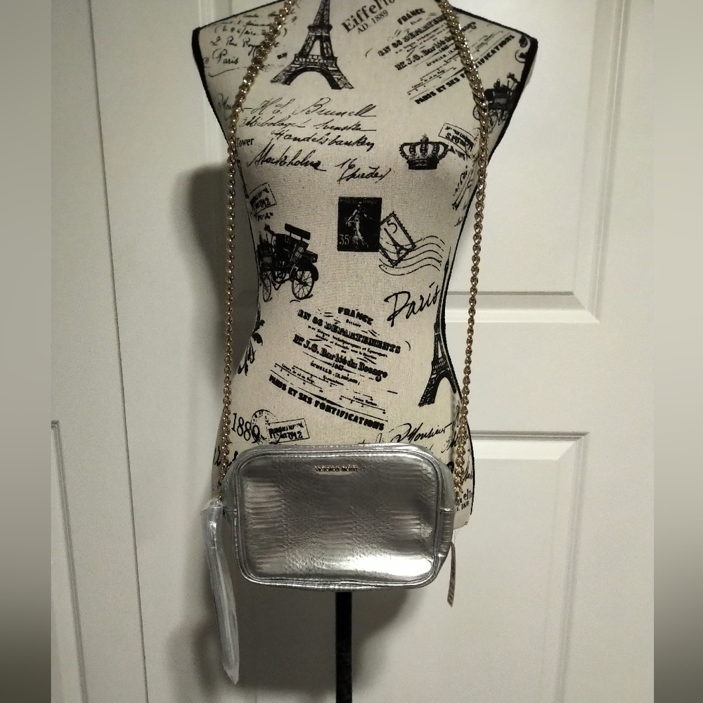BRAND NEW Victoria's Secret Silver Chain Purse